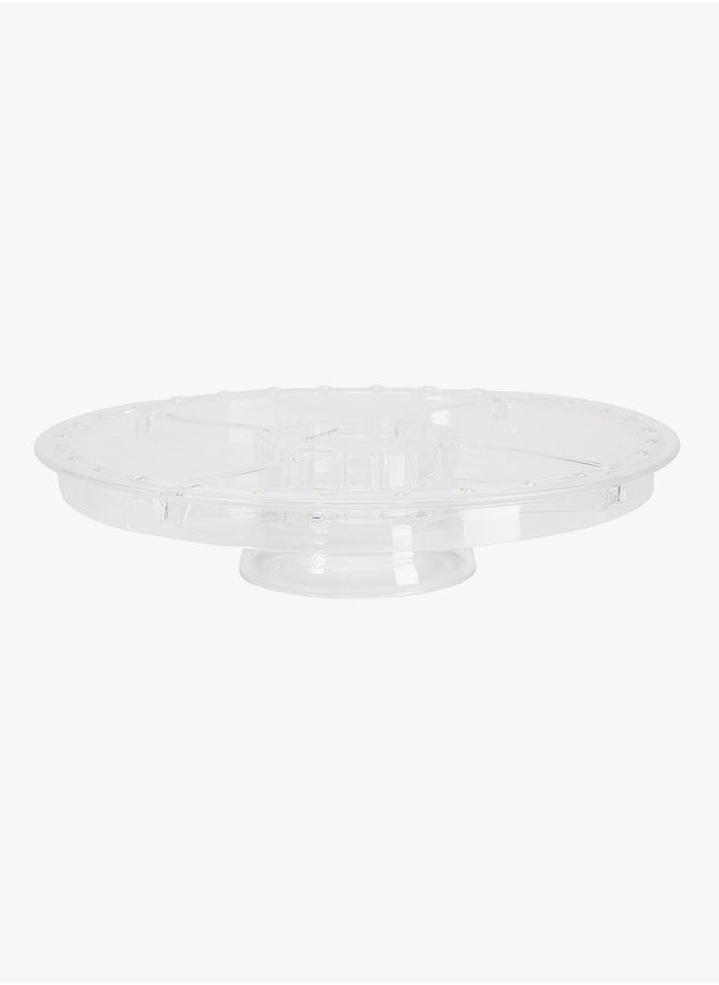 Multifunctional Cake And Serving Stand Clear 31.5centimeter