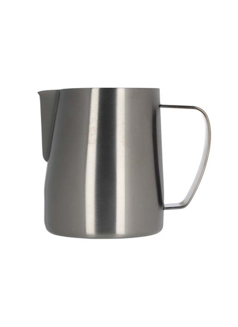 Sandy Black Milk Jug Ideal for Latte Art Made from Durable Stainless Steel for Easy Frothing and Pouring, Color - Sandy Black – Capacity - 600 ml