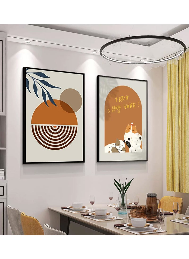 3PCS Wall Art Decor Modern Canvas Prints Poster Picture Framed Paintings Decorations