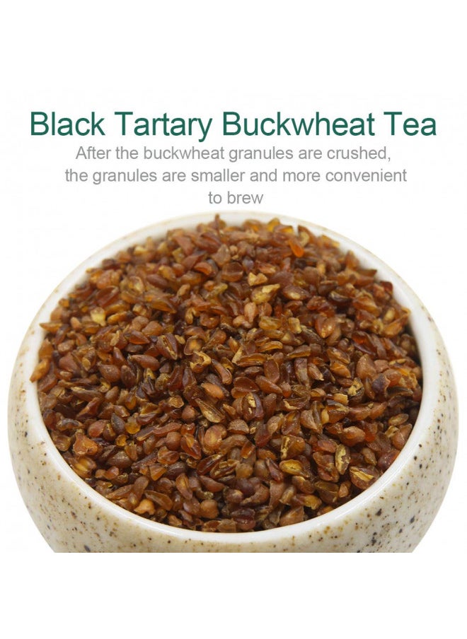 FullChea - Himalayan Tartary Buckwheat Tea - Black Buckwheat - Roasted Buckwheat - Loose Leaf Herbal Tea - Caffeine Free - NON-GMO - Gluten Free - 100% Natural 16oz / 453g