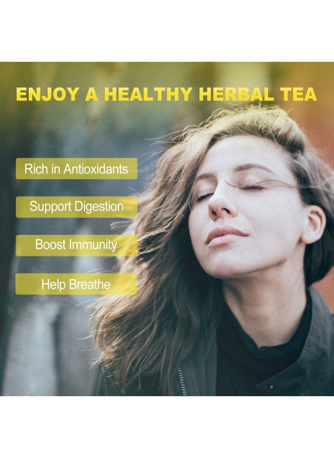 FullChea - Licorice Root Tea Bag, 40 Teabags, 2g/bag - Premium Licorice Root - Non-GMO - Naturally Caffeine-free Herbal Tea - Aid in Digestion & Promote Respiratory Health