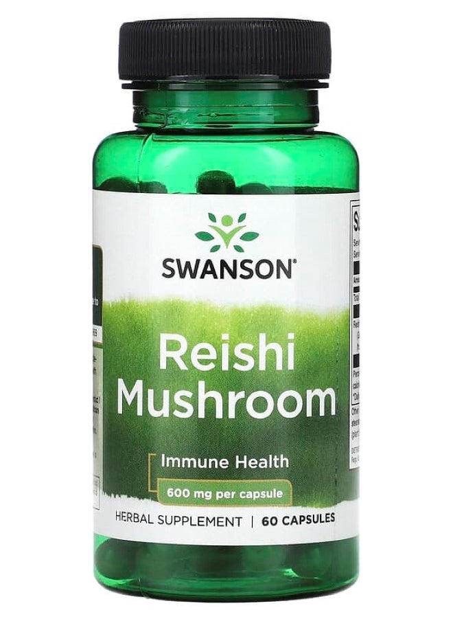 Reishi Mushroom 600 mg 60 Caps