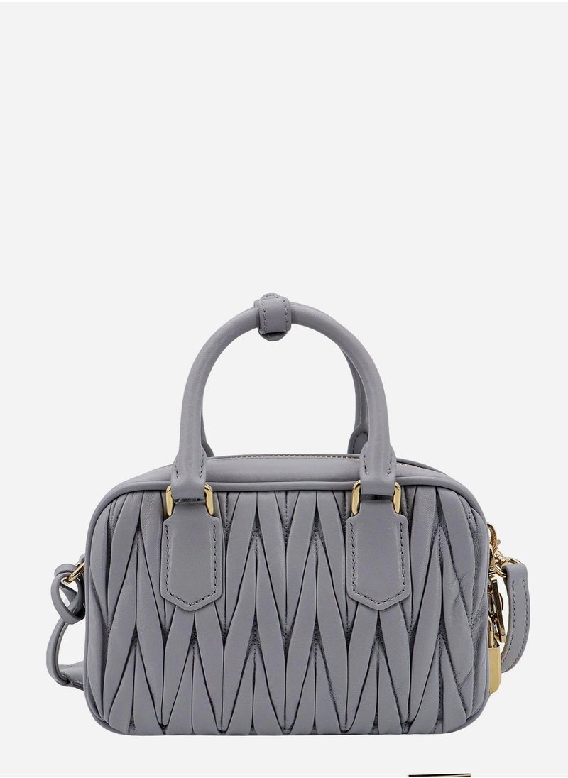 MIU Arcadie Quilted nappa leather bag Shoulder Crossbody