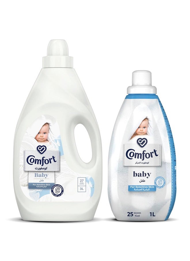 Baby Bambino 3L + Baby Concentrated Fabric Softener sensitive skin 1L