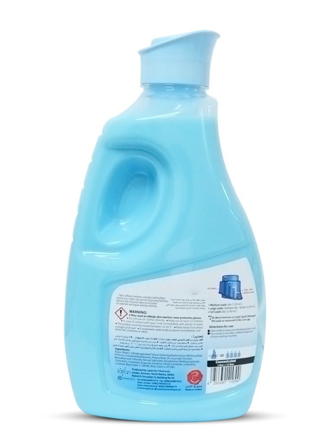 Fabric Softener & Freshener Concentrated, Blue Petals 150Washes 3000ml