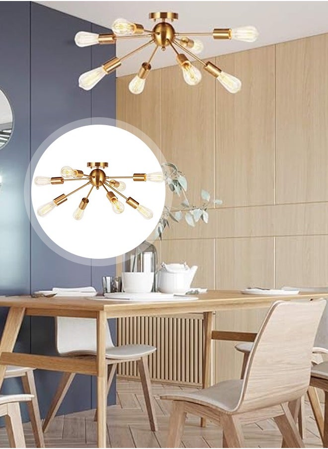 American style ceiling lamp is easy to install golden Nordic simple creative lamp clever design suitable for kitchen dining room and living room