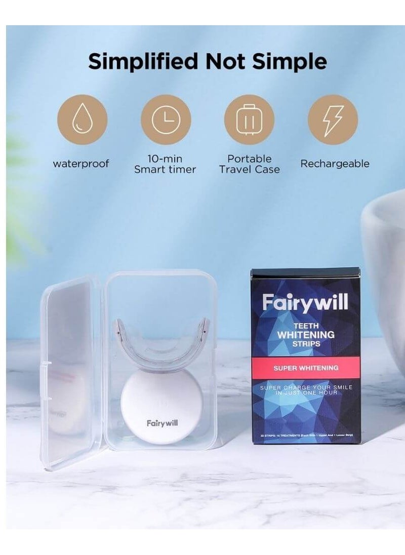 Fairywill Super Whitening Strips With Enhanced Light 28 Strips