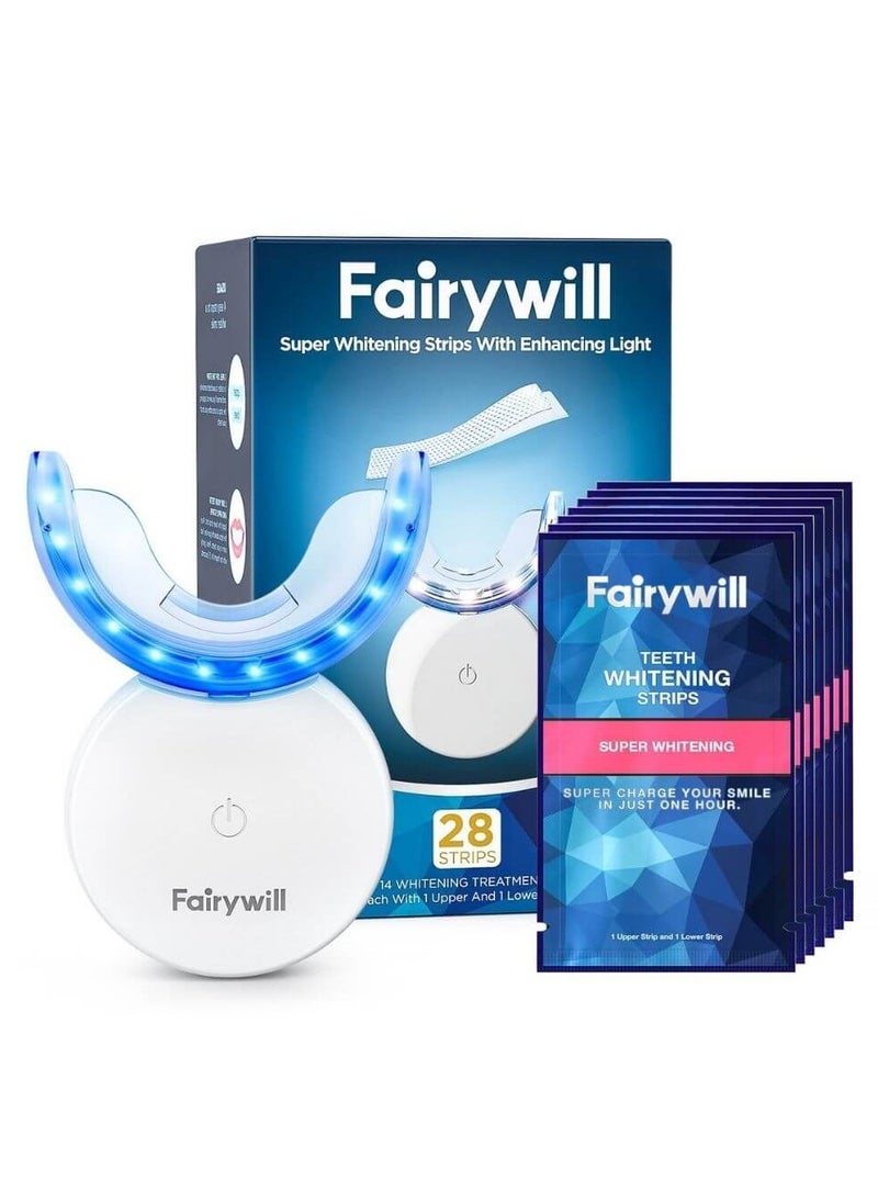 Fairywill Super Whitening Strips With Enhanced Light 28 Strips