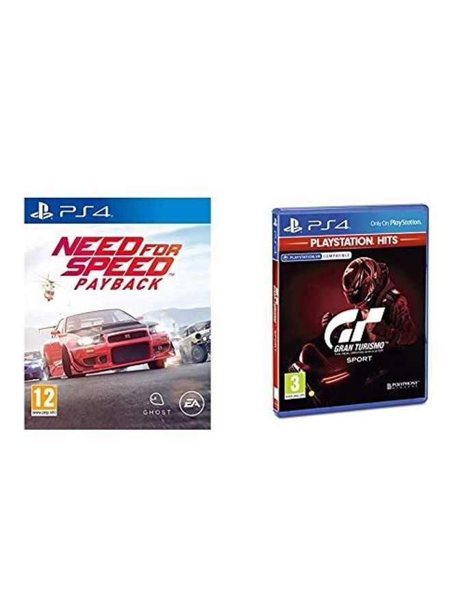 Need For Speed Payback + Gran Turismo: Sport - playstation_4_ps4