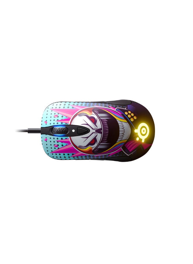 STEEL SERIES Sensei Ten Neon Rider Edition, a perfect mouse for serious gamers who demand the best in precision, performance & style, TrueMove Pro Optical Sensor, 60 Million Click Mechanical Switches