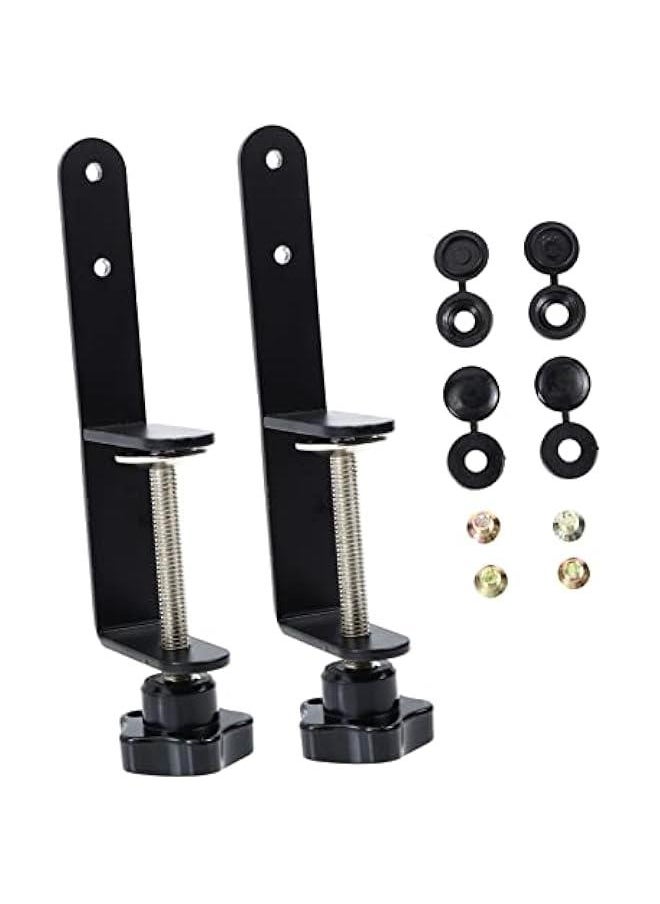 1 Set Perfboard Mounting Clips Pegboards Shelving Hooks Retainer Holder Pegboard Clip Pegboard Install Clip Shelf for Desktop Rope Line Hanger Ordinary Plate Clamp Metal