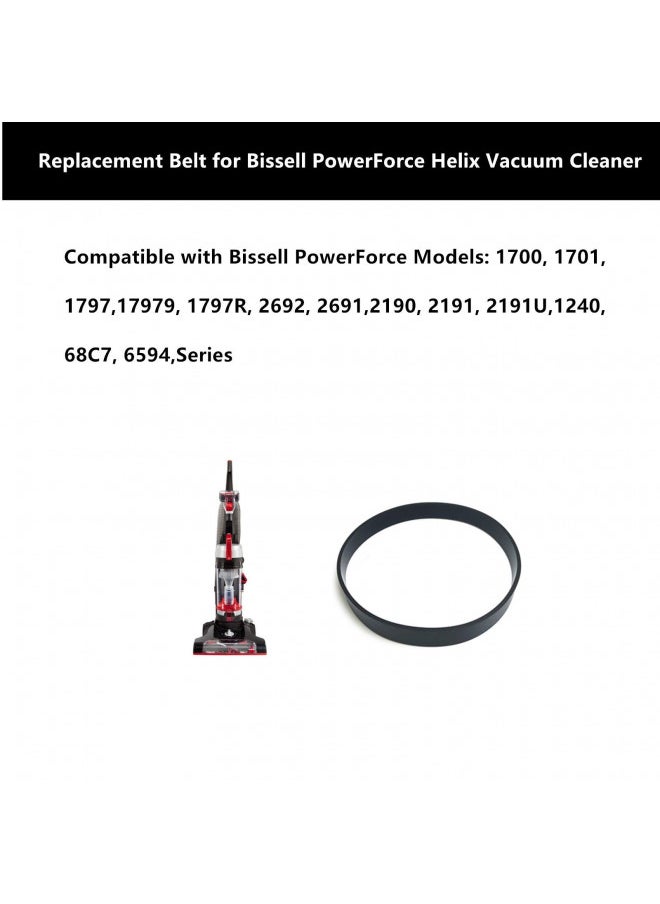 Replacement Belt for Bissell PowerForce Helix Vacuum Cleaner, Compatible with Models 2191U, 2191, 2190, 1797, 1700 Part #2031093 (2 Belt)