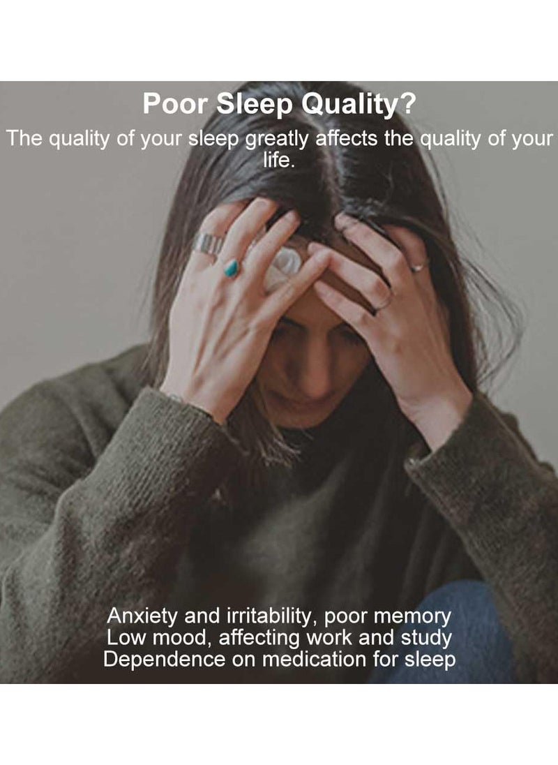 Calm Palm Sleep Aid Device USB Charging Holding Sleep Aid Instrument Sleeping Aids Device for Fast and Deep Sleep Mini Hand Held Sleeping Aids Device for Insomnia Relief Relieve Anxiety