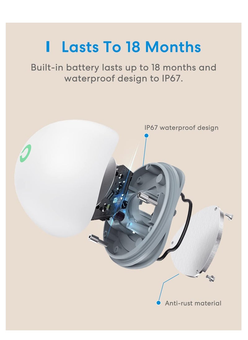 Smart Water Leak Sensor Meross MS400 (HomeKit) (Meross MSH300 required)