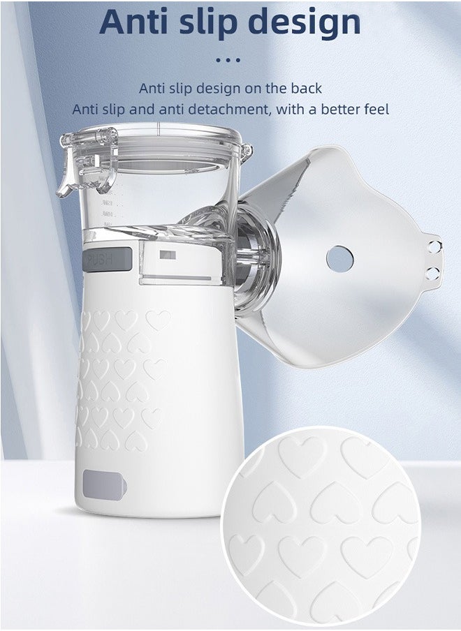 Mesh Nebulizer, 2 Modes Handheld Nebulizer, Quiet Design for Adults and Kids