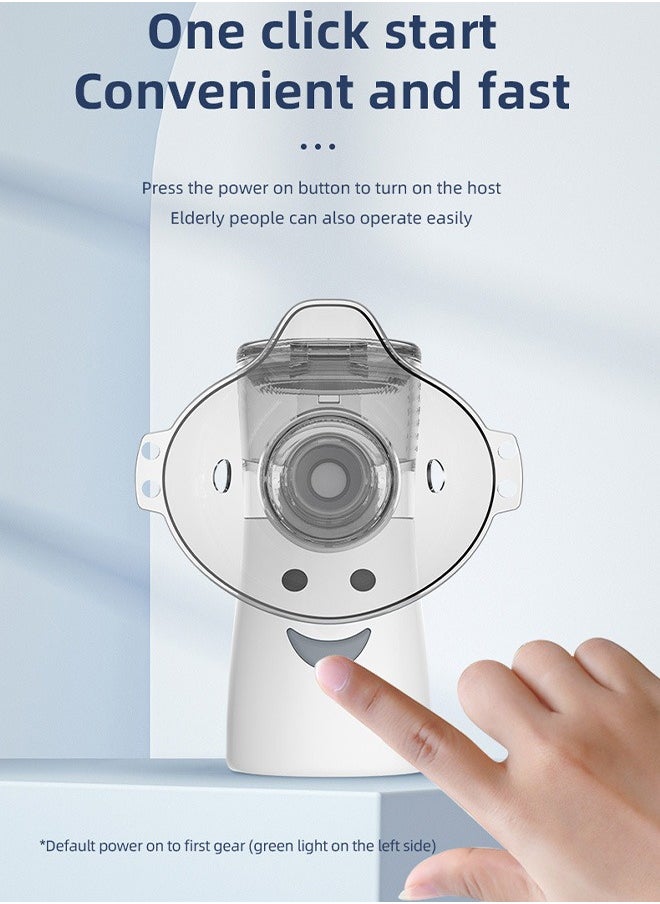 Mesh Nebulizer, 2 Modes Handheld Nebulizer, Quiet Design for Adults and Kids