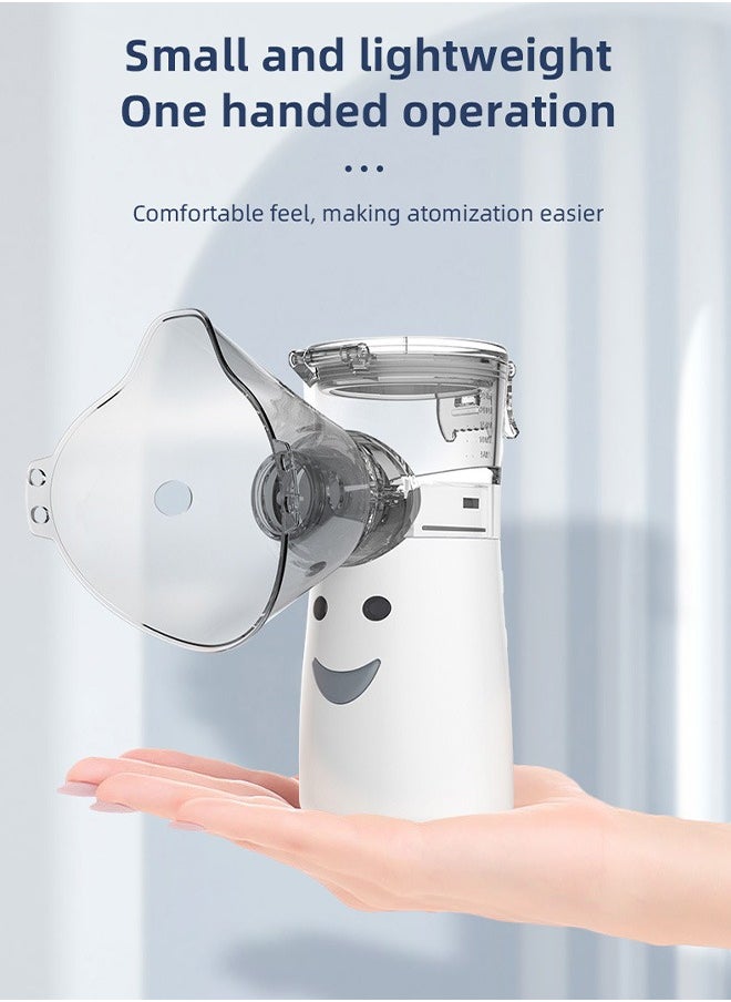 Mesh Nebulizer, 2 Modes Handheld Nebulizer, Quiet Design for Adults and Kids