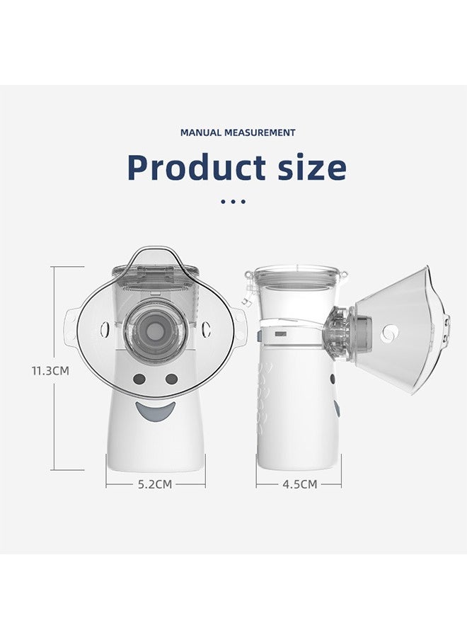 Mesh Nebulizer, 2 Modes Handheld Nebulizer, Quiet Design for Adults and Kids