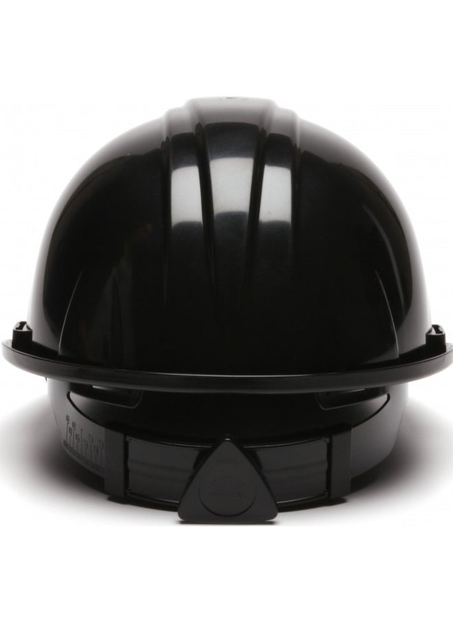 Pyramex Safety Products HP14111 Sl Series 4 Pt. Ratchet Suspension Hard Hat, Black