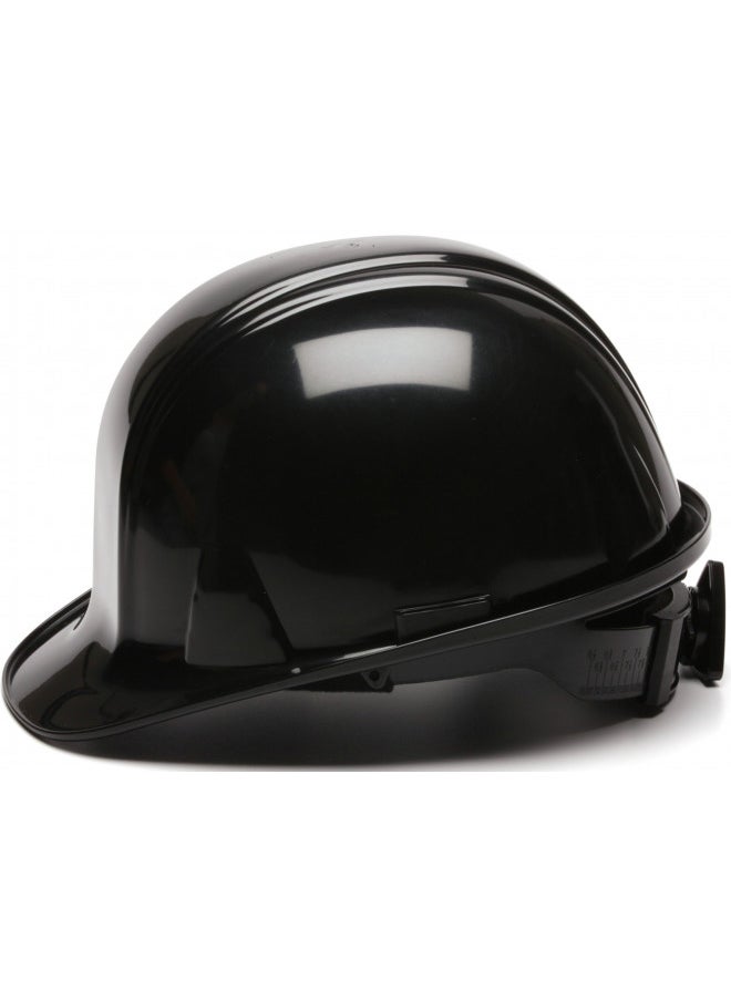 Pyramex Safety Products HP14111 Sl Series 4 Pt. Ratchet Suspension Hard Hat, Black