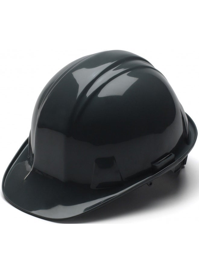 Pyramex Safety Products HP14111 Sl Series 4 Pt. Ratchet Suspension Hard Hat, Black