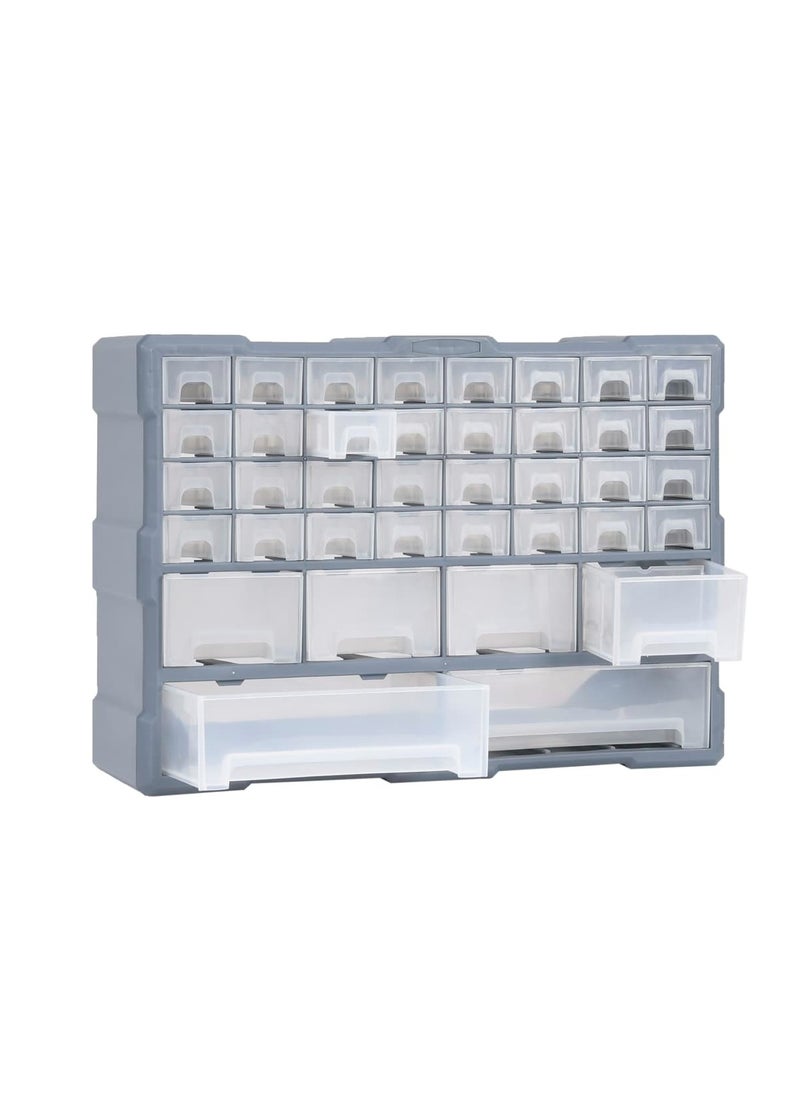 Modern Design Multi-drawer Organiser with 40 Drawers 52x16x37.5 cm