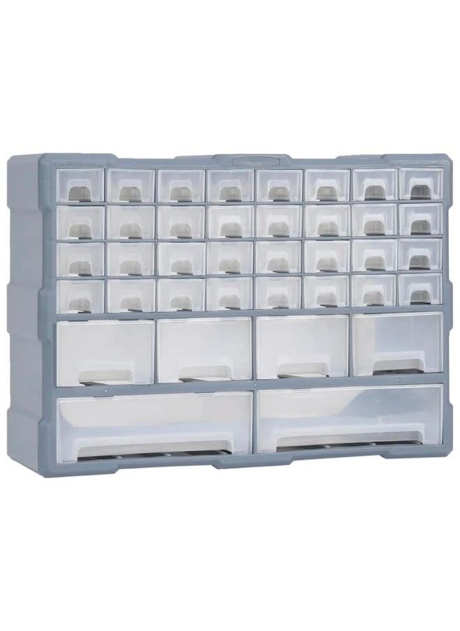 Modern Design Multi-drawer Organiser with 40 Drawers 52x16x37.5 cm