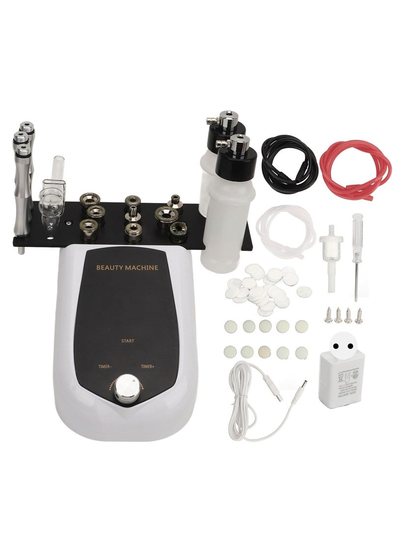 Diamond Microdermabrasion Dermabrasion Device, 100-240V, 3-in-1 Diamond Microdermabrasion Device, Rechargeable, Cleaning Sucker, Skin Care Dermabrasion Device(EU)