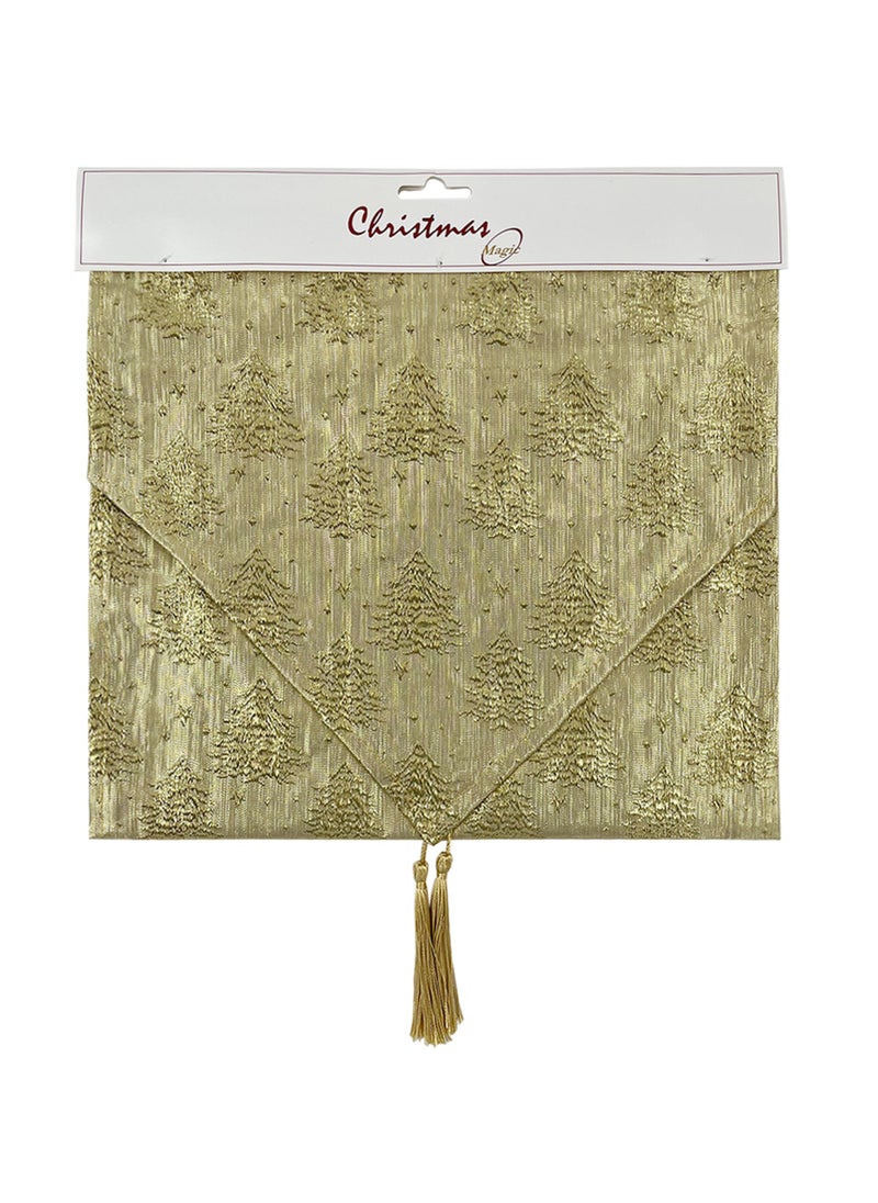 Christmas Table Runner Gold 32x180cm