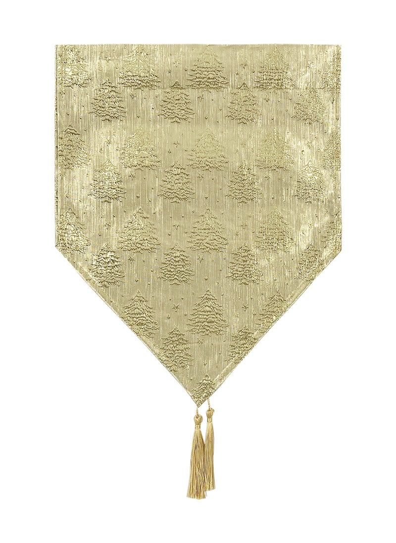 Christmas Table Runner Gold 32x180cm