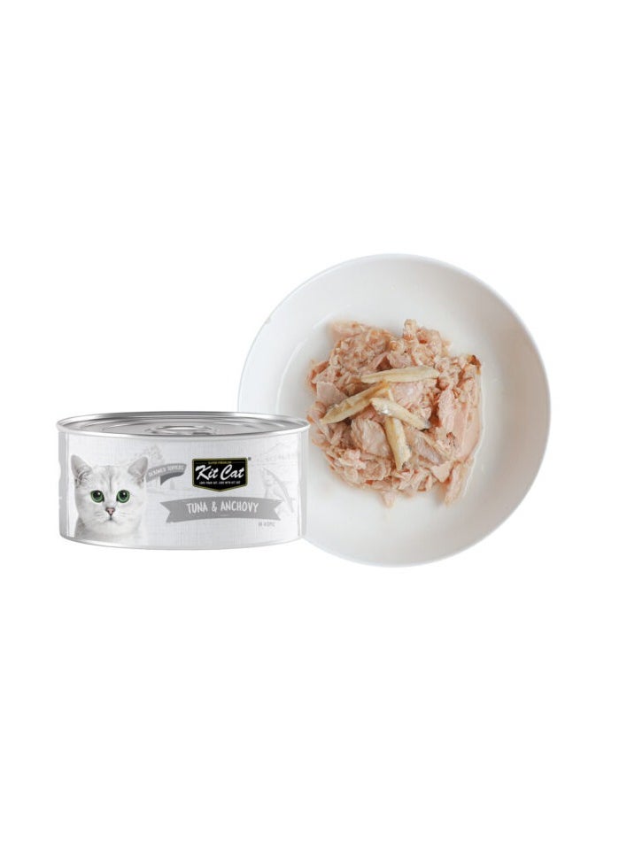 Kit Cat Deboned Tuna & Anchovy Toppers 80g