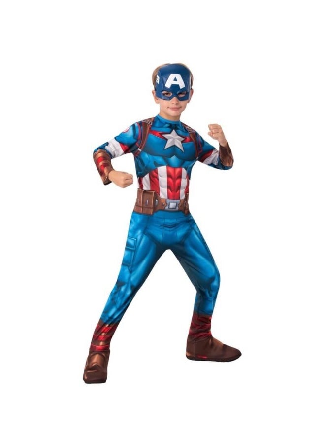 Captain America Classic Kids' Costume (Small)