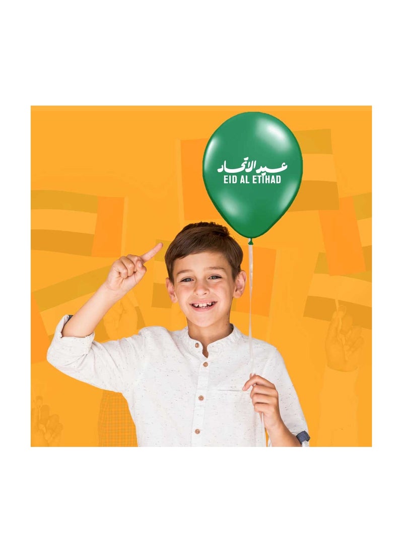 Eid Al Etihad Party Decoration Balloons–12 Inch Latex Balloons For Eid Al Etihad Celebrations,Festivals,Eid Al Etihad Parties,Event Decor And Festive Decor