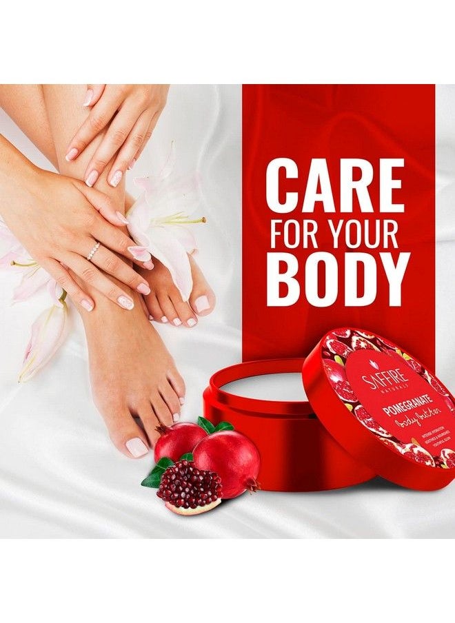 Pomegranate Body Polishing Scrub ; With Citrus Lemon Peel & Aloevera Extract ; All Skin Type ; 200 Gm