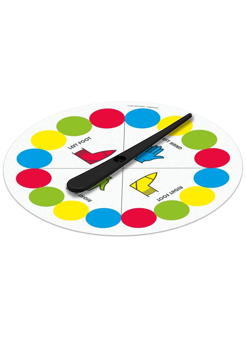 Twister Party Game by Hasbro Gaming for Kids & Family, Ages 6 and Up, Fun Indoor & Outdoor Activity for 2-4 Players