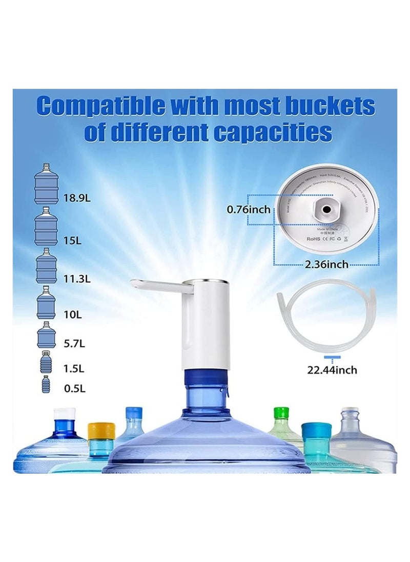 Water Dispenser Pump Household Electric Foldable Barreled Water Suction Device Desktop Mineral