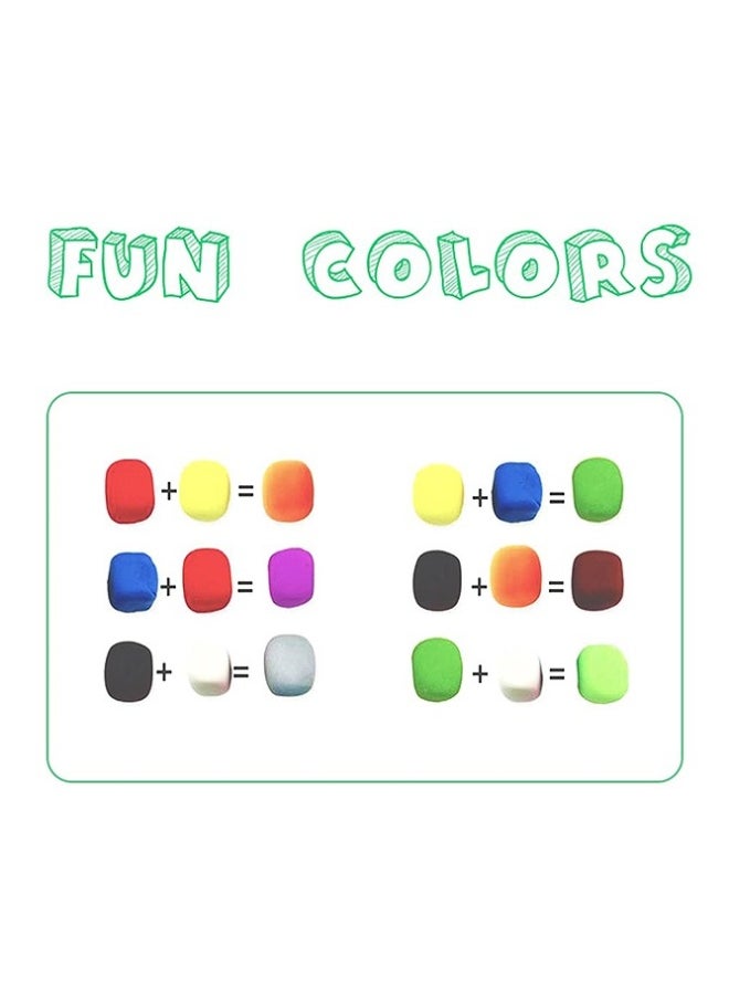 24 Colors DIY Plasticine for Kids Education, Super Light Modelling Clay Interactive Toy