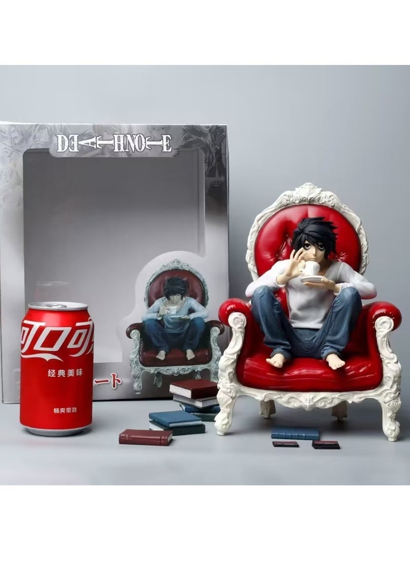 Super Size 24*35*12CM Death Note L Sofa Drink Coffee