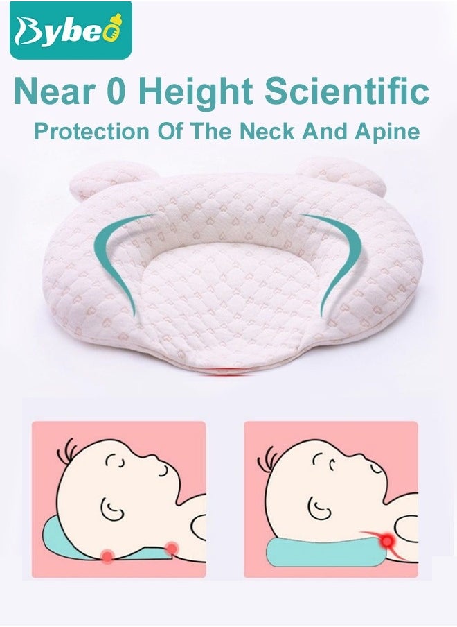 Baby Newborn Nursing Sleeping Pillow Toddler Boys and Girls Comfortable Portable Breathable Lightweight Shaping Pillows PE Multifunctional Portable Infant Head Support for Kids Infants Superhigh Quali