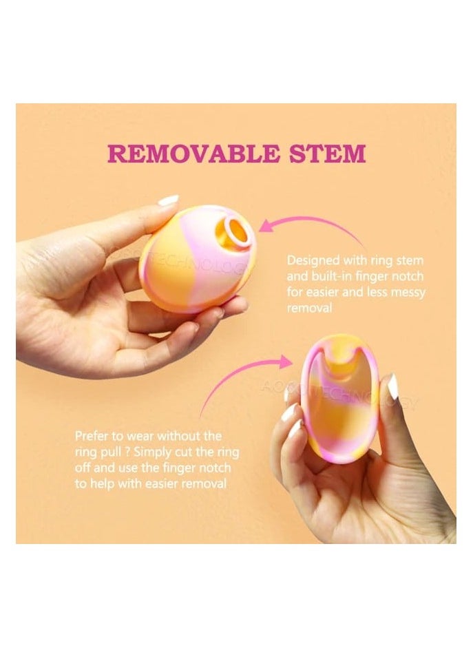 Feminy Menstrual Cup With Silicone Sterilizer Cup Or Cup Holder