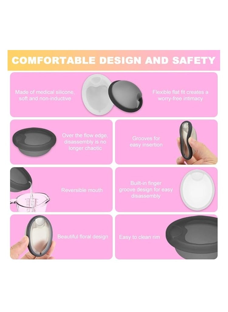 Feminy Menstrual Cup With Silicone Sterilizer Cup Or Cup Holder