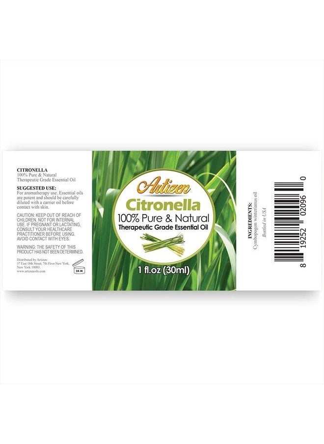30ml Oils - Citronella Essential Oil - 1 Fluid Ounce