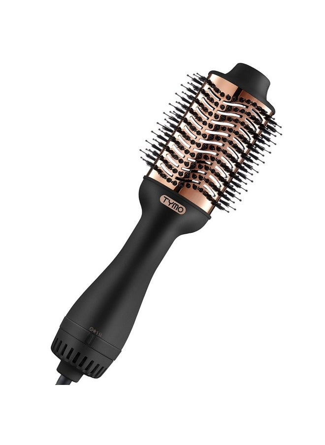 TYMO Hair Dryer Brush Blow Dryer Brush in One, 4 in 1 Ionic Hair Dryer and Styler Volumizer with Oval Titanium Barrel, Hot Air Straightener Brush for Smooth Frizz-Free Blowout