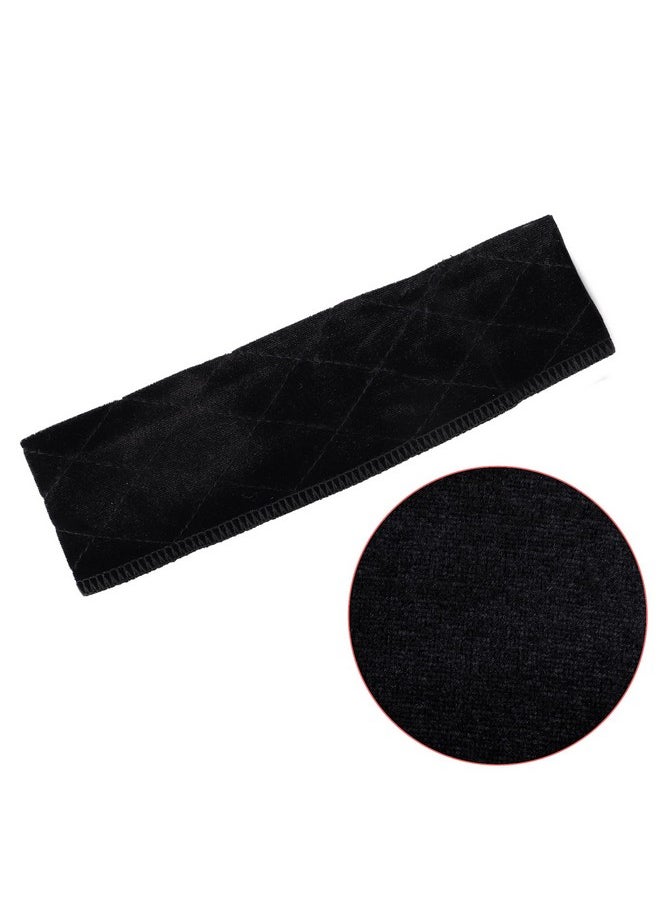 MapofBeauty 2 Pack Adjustable Velvet Wig Grip Wig Band No Slip Head Hair Bands Flexible Headband (Black)