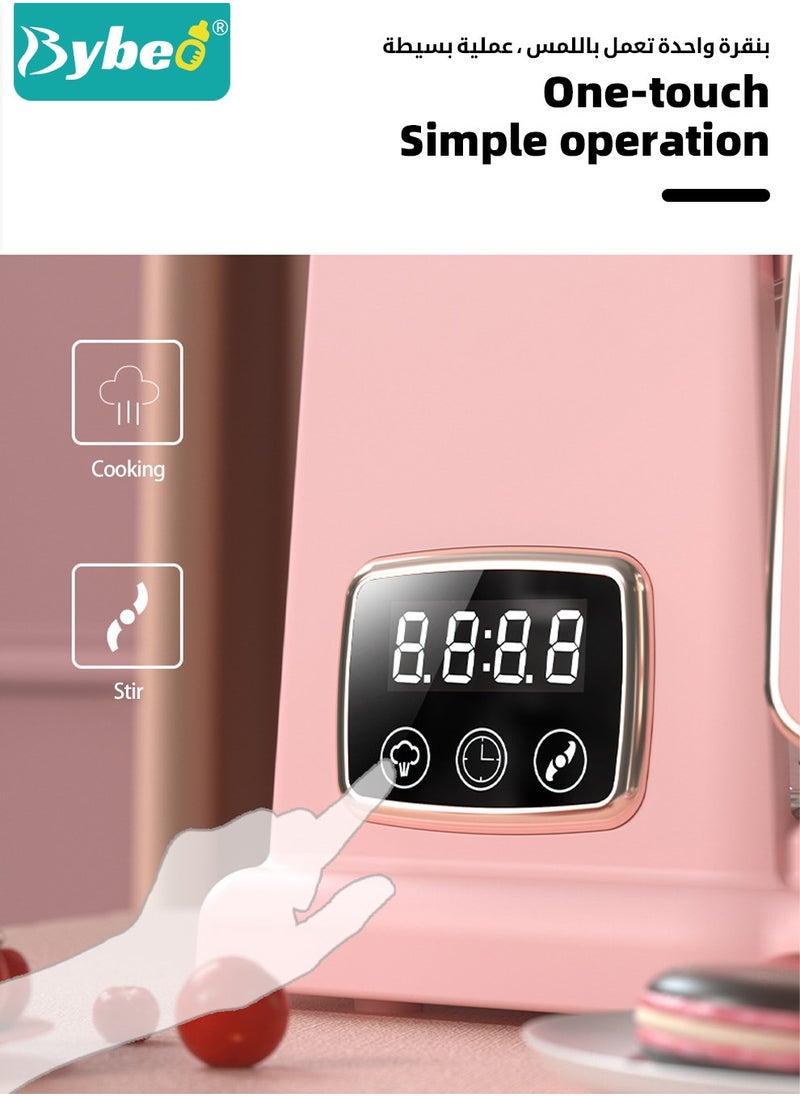 4 in 1 Baby Food Maker, Baby Food Processor, Baby Food Blender, Steamer Grinder Heater Mills Machine, Healthy Homemade Baby food, Auto Cooking & Grinding with Self Cleans Touch Screen LCD Display