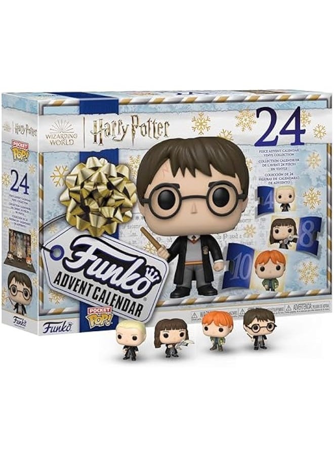 Advent Calendar: Harry Potter - Rubeus Hagrid - 24 Days Of Surprise - Collectable Vinyl Mini Figures - Mystery Box - Gift Idea - Holiday Xmas for Girls, Boys & Kids - Christmas Countdown