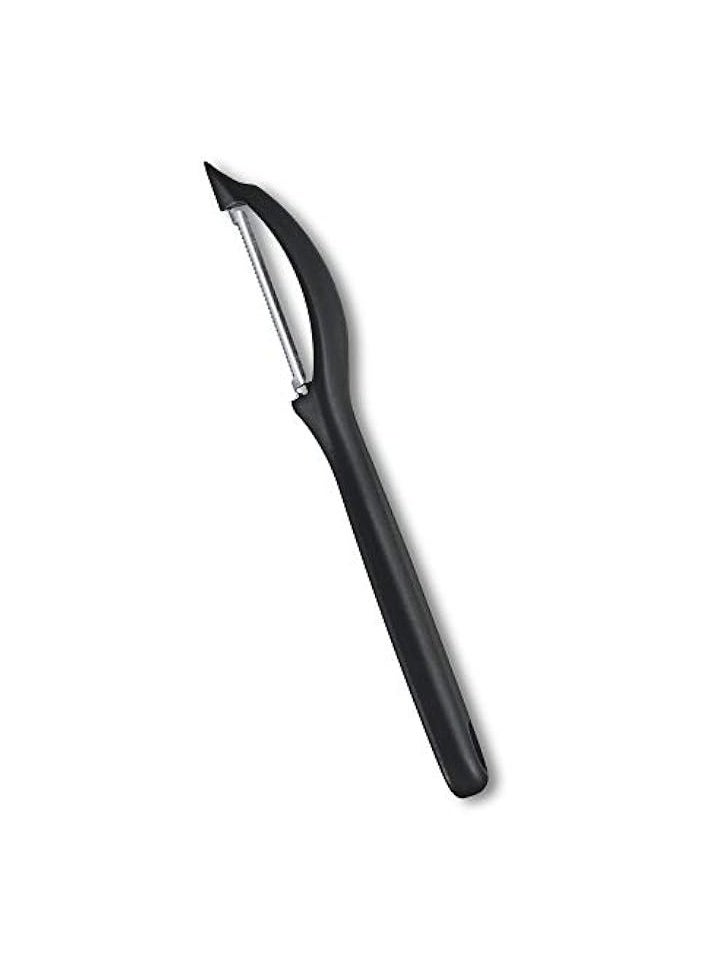 Peeler with Ultra-Sharp Edge, Black, 1 cup, 7.6075