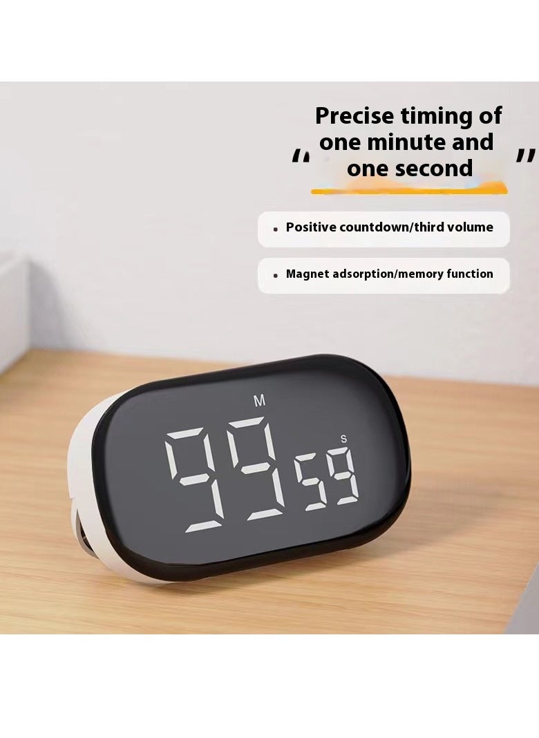 Large Screen Digital Timer, Study Timer for Students, Kitchen Timer, Self-Discipline Reminder, Cooking Timer