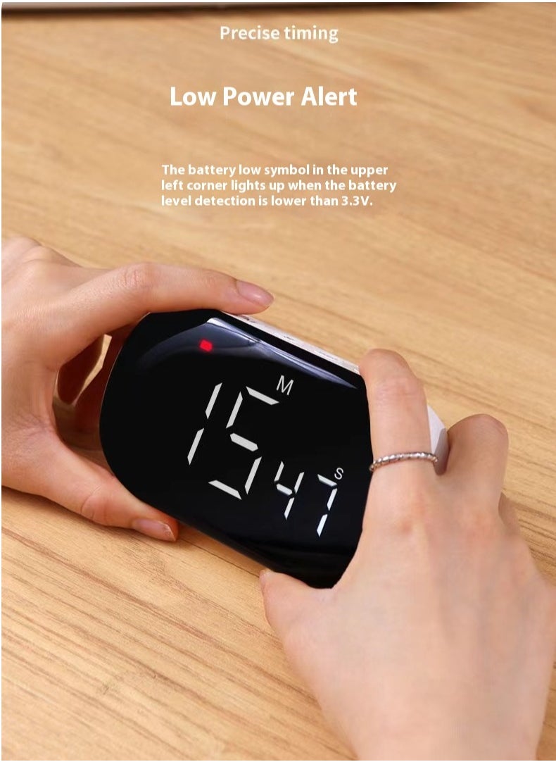 Large Screen Digital Timer, Study Timer for Students, Kitchen Timer, Self-Discipline Reminder, Cooking Timer