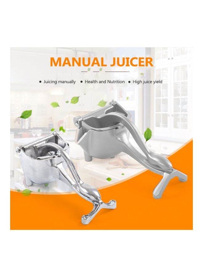 Manual Hand Press Juicer Silver 225x120x110mm